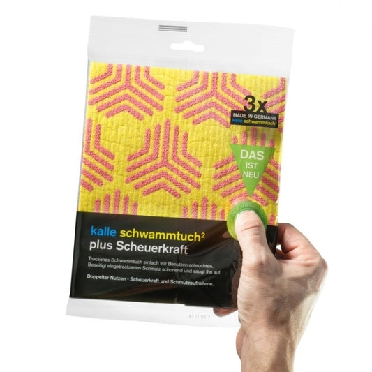 Schwammtuch² plus Scheuerkraft (1x Packung mit 3 Tüchern)