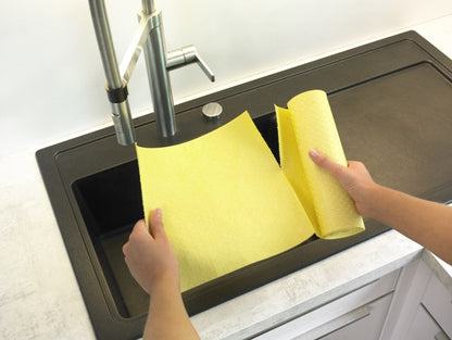 Schwammtuch-Haushaltsrolle 1x Rolle (Gelb) Typ1